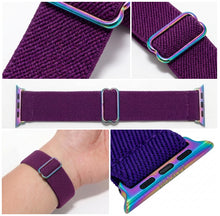 Plum Apple Watch Band - detail collage