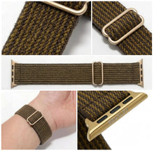 Espresso Apple Watch Band - detail collage