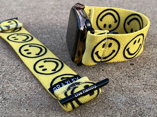 Smiles Apple Watch Band 38mm 40mm 41mm 42mm Stretchy Comfortable Apple Watch Bands Braxley Bands
